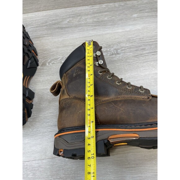 Cody James Men's Boots 11.5EE DBL-1-A Work Boots Brown Leather Vibram Sole ASTM - Picture 7 of 13